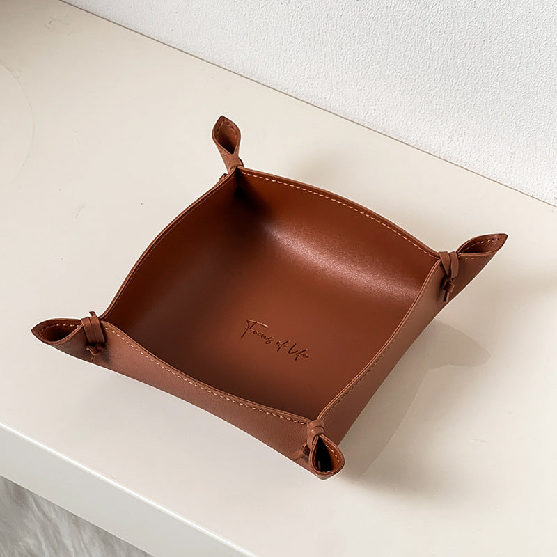 Luxury Leather Storage Tray