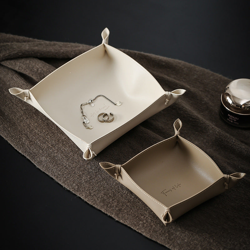 Luxury Leather Storage Tray