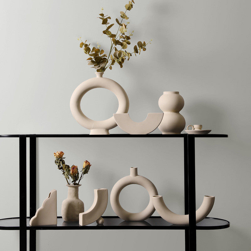 Minimalist Ceramic Accent Vase