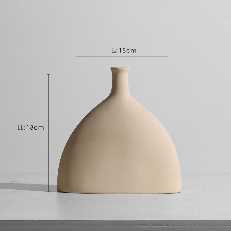 Minimalist Ceramic Accent Vase