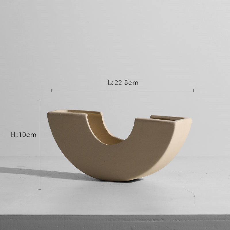 Minimalist Ceramic Accent Vase