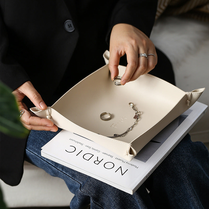 Luxury Leather Storage Tray