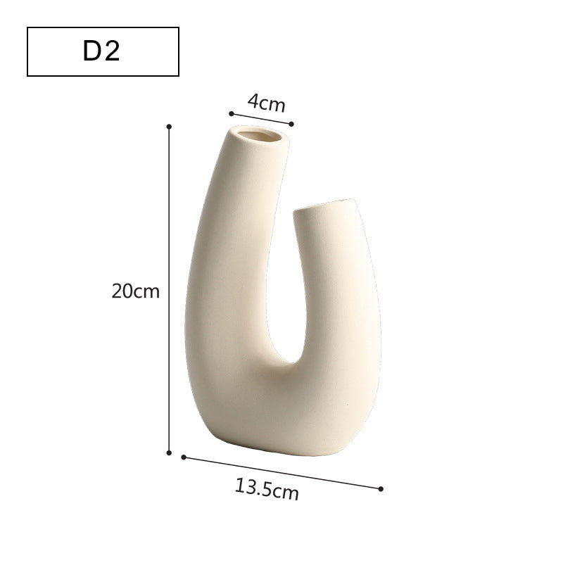 Minimalist Ceramic Accent Vase