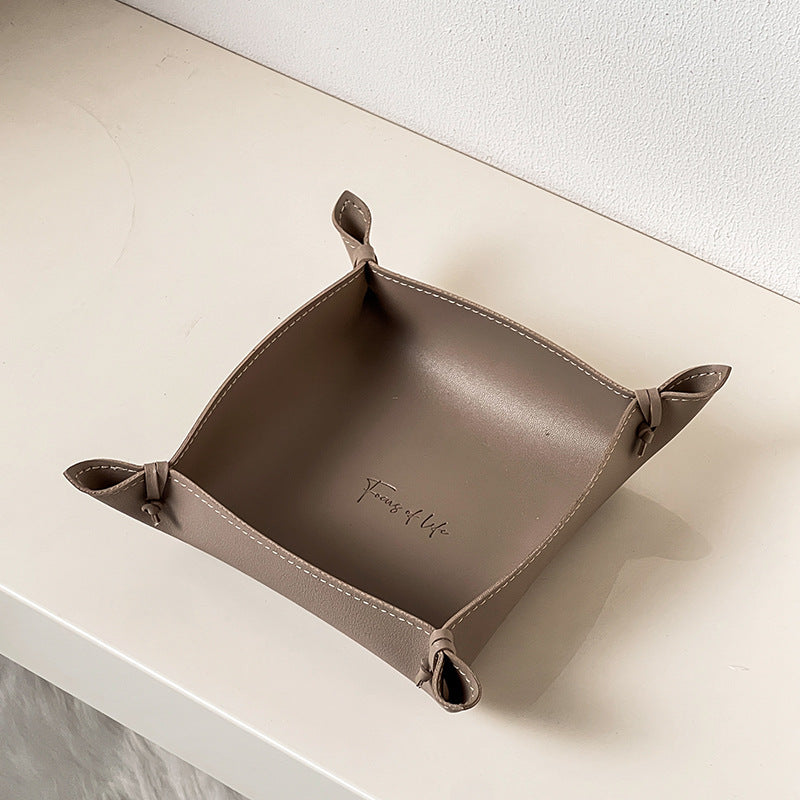 Luxury Leather Storage Tray