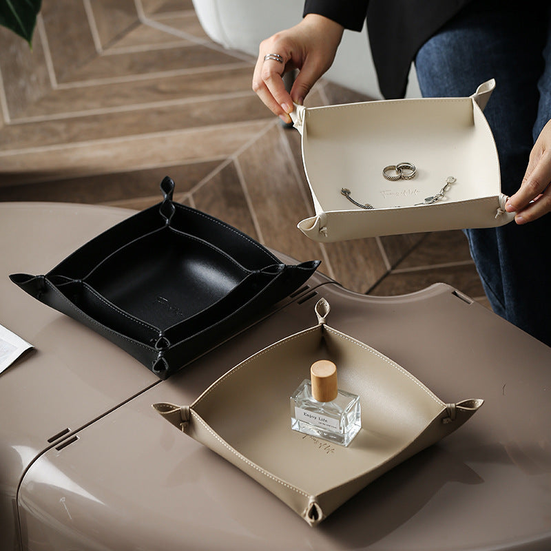 Luxury Leather Storage Tray