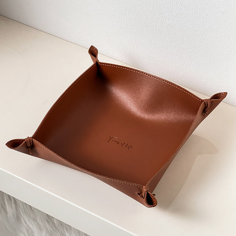 Luxury Leather Storage Tray