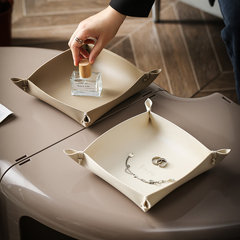 Luxury Leather Storage Tray